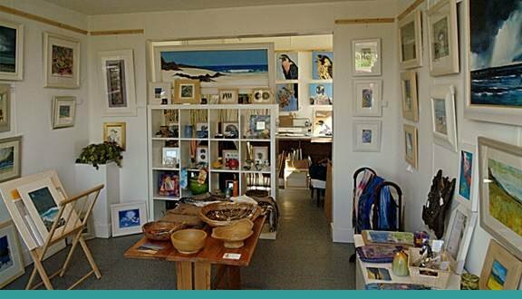 the new gallery in Blackwaterfoot